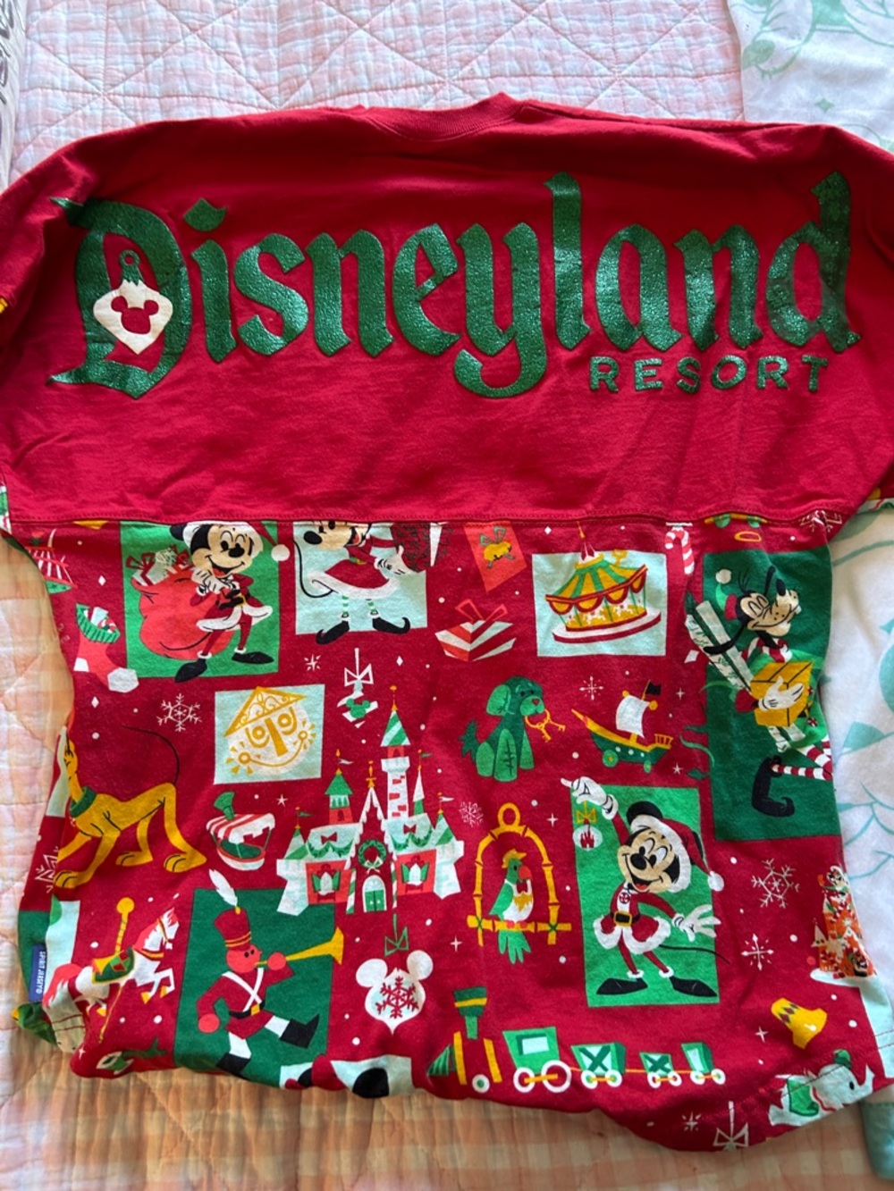 Disney Disneyland, Christmas spirit jersey size small NWOT - Picture 2 of 4